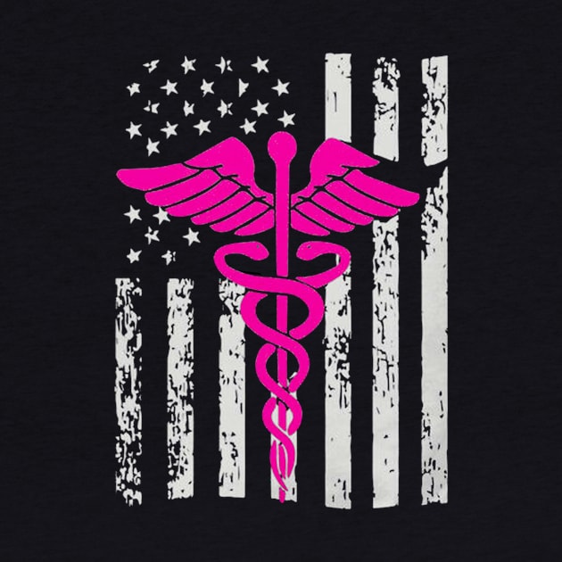 Nurse american flag by RoseKinh